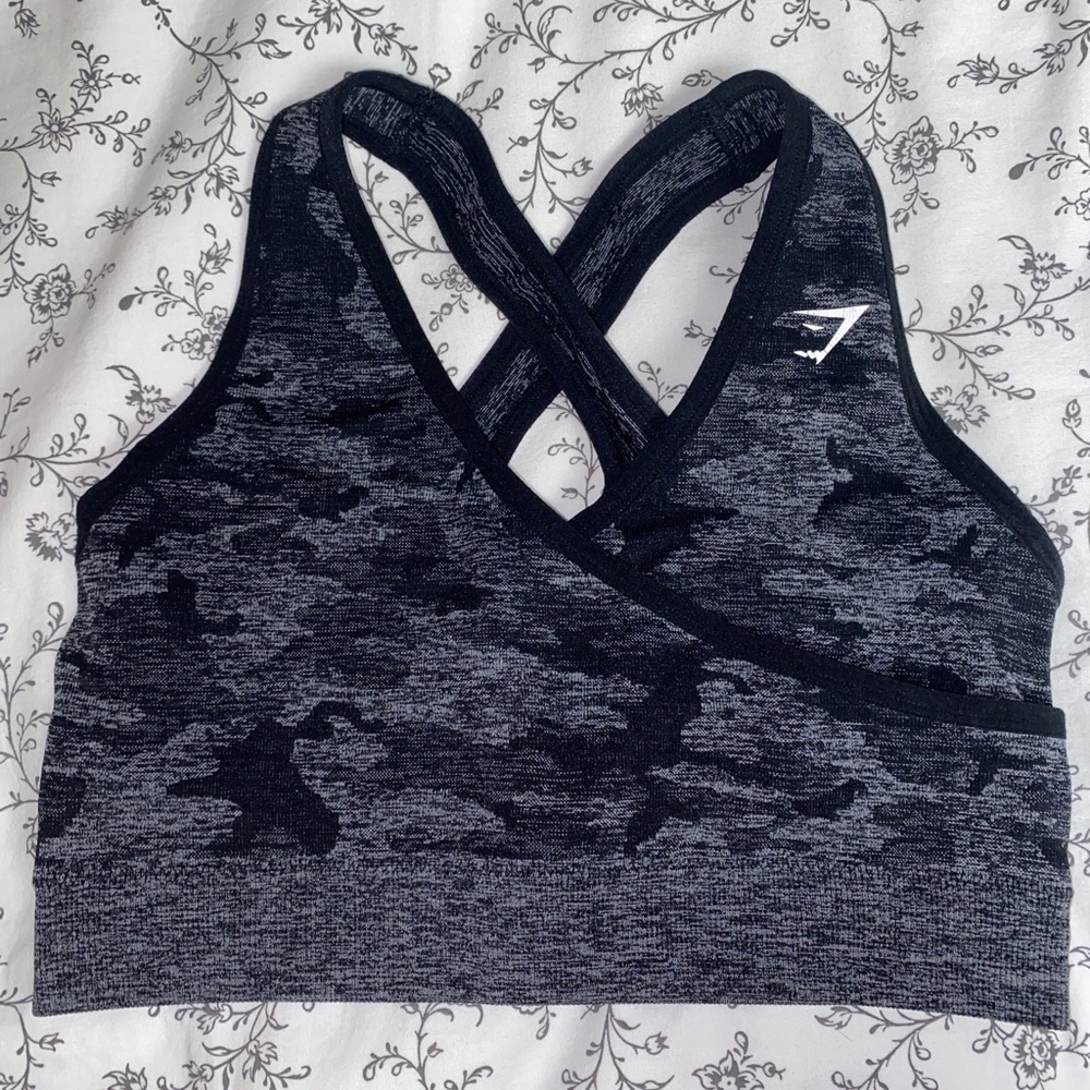 Gymshark Adapt Seamless Camo Sports Bra // Size M
